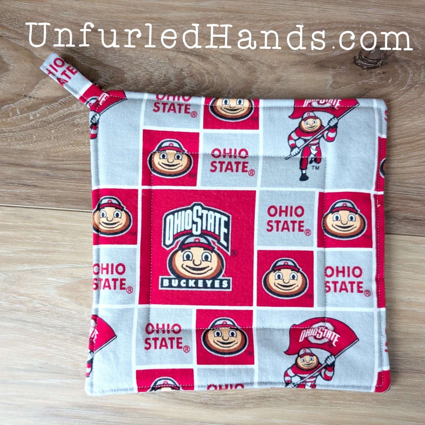 Sports - Custom Pot Holders - insulated cotton hot pads - Sports Fans