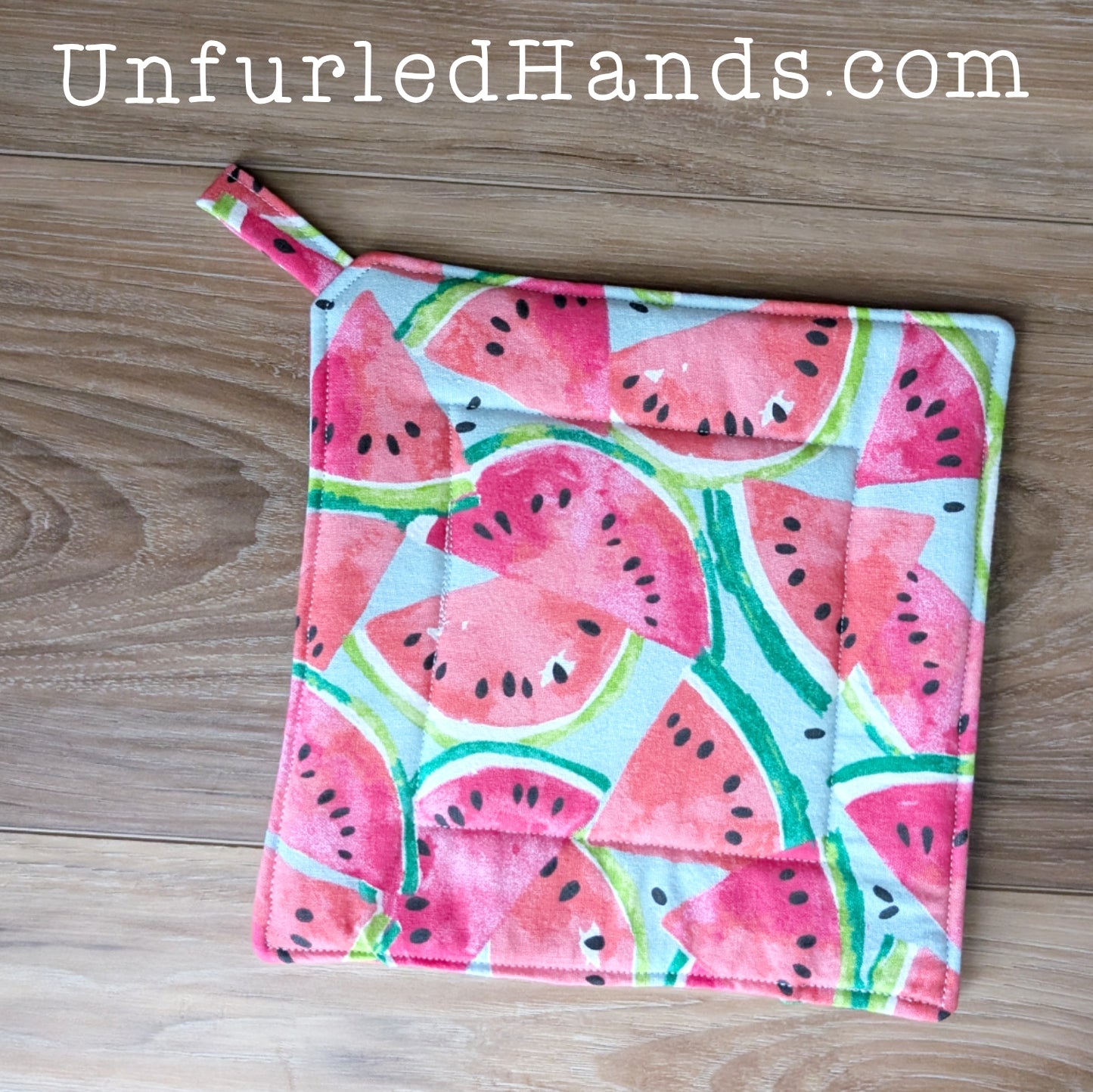 Fruit Collection - Custom Pot Holders - insulated cotton hot pads - Oranges - Lemons - Limes - Apples - Figs - Watermelons
