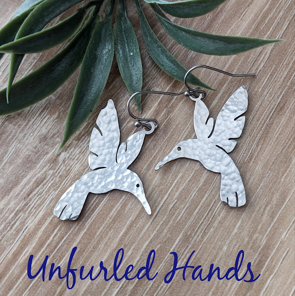 Hummingbird Dangle Earrings