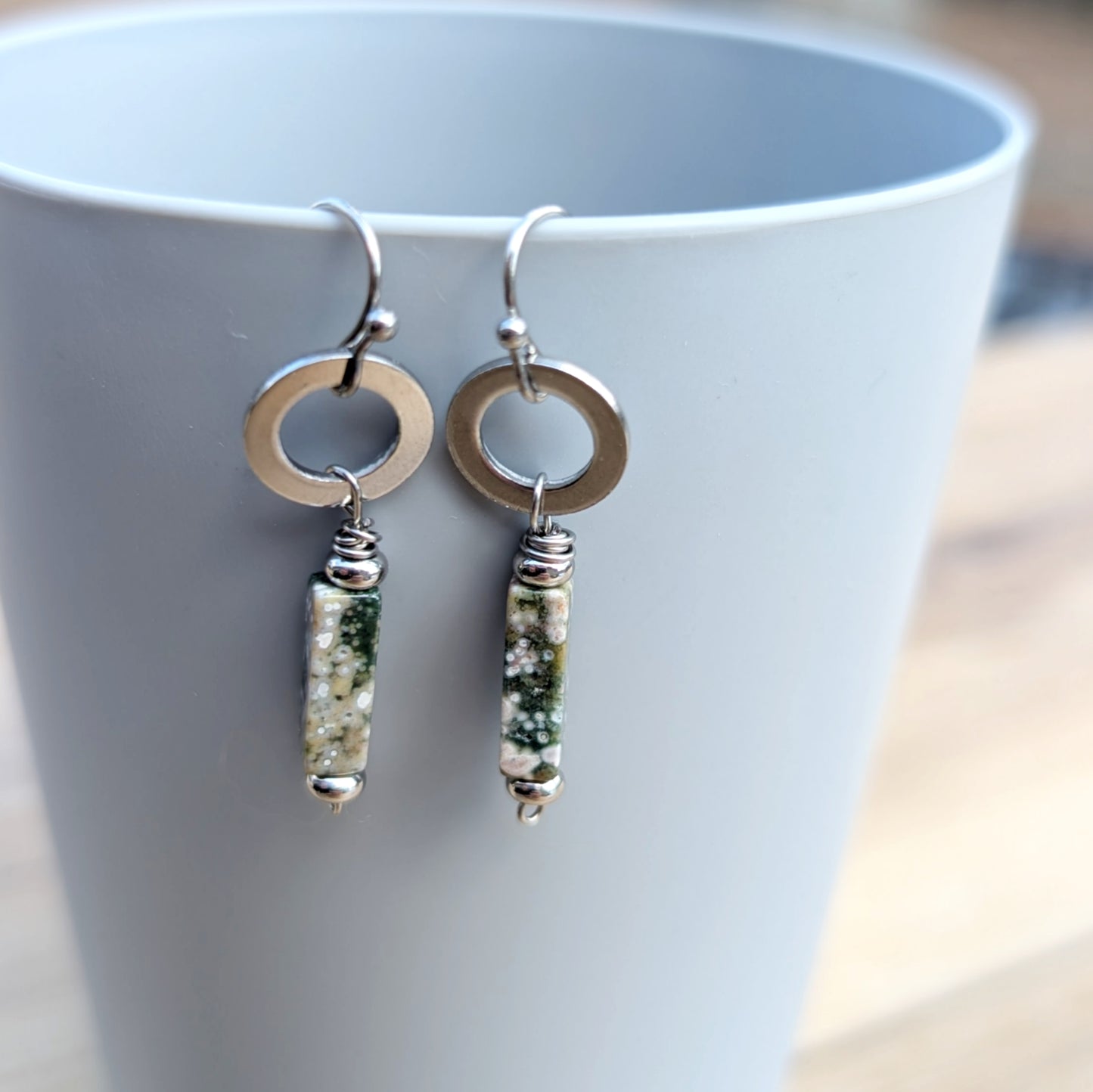 Ocean Jasper Earrings - Limited Edition