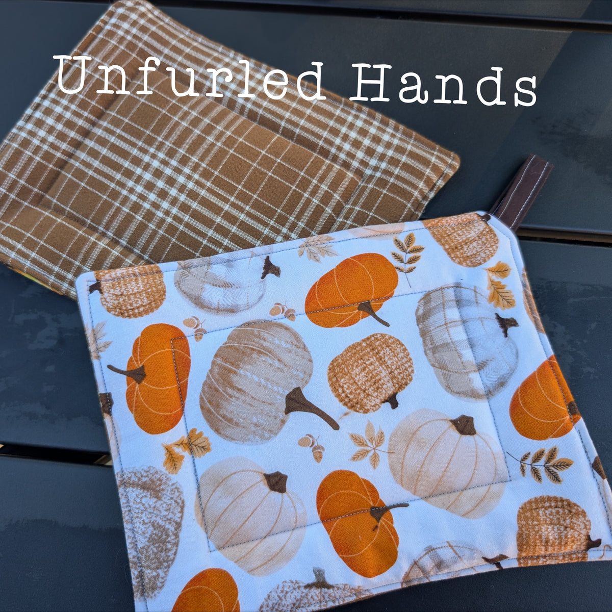 Reversible Fall Autumn Potholders