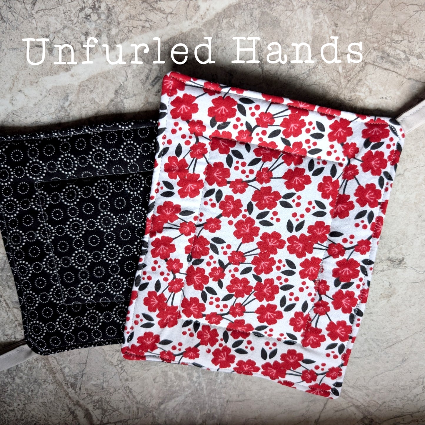 Reversible - Custom Pot Holders - insulated cotton hot pads - Floral and Geometrics